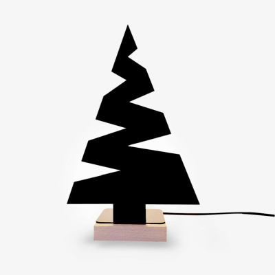 Lampe sapin Noir Lampe sapin Noir