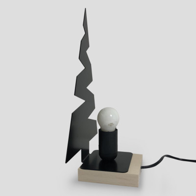 Lampe sapin Noir Lampe sapin Noir