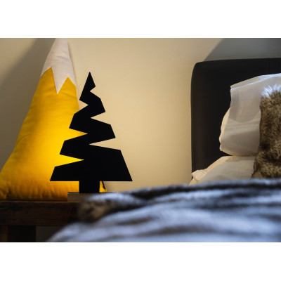 Lampe sapin Noir Lampe sapin Noir