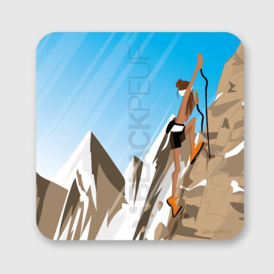 MALEREI ULTRA TRAIL MONTÉE 20CM x 20CM MALEREI ULTRA TRAIL MONTÉE 20CM x 20CM