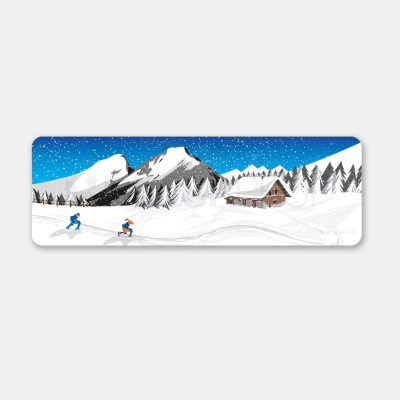 PAINTING COL DES PRÉS 50CM x 15CM PAINTING COL DES PRÉS 50CM x 15CM