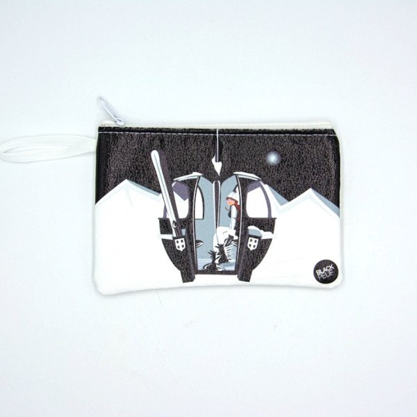 KLEINER BEUTEL POP UP BLACK