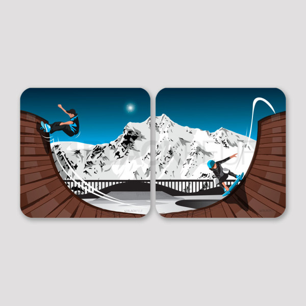 MALEREI PACK SKATE RAMP 20CM x 20CM
