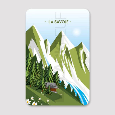 TABLEAU L'ÉTÉ EN SAVOIE 75x50cm