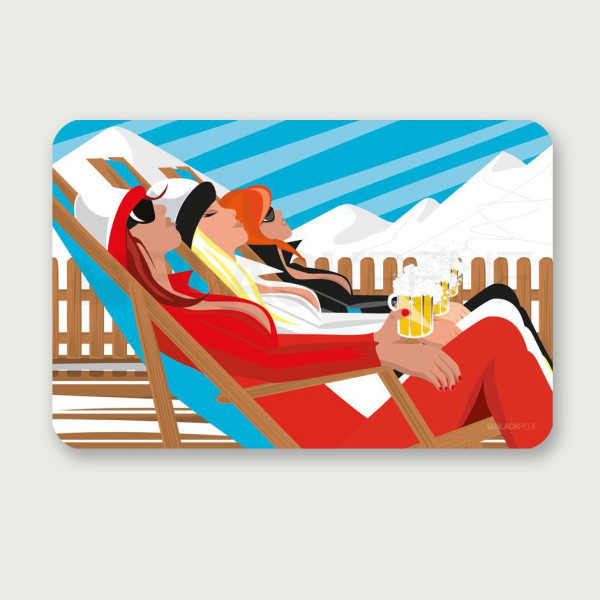 TABLEAU LES FILLES DES ALPES 75x50cm