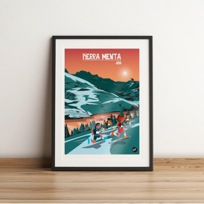AFFICHE AMOUREUX DU MONT BLANC BLACKPEUF AFFICHE AMOUREUX DU MONT BLANC BLACKPEUF