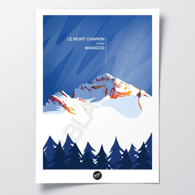 Affiche murale mont charvin vue manigod mont altitude montagne bleu et violet pour la décoration. Affiche murale mont charvin vue manigod mont altitude montagne bleu et violet pour la décoration.