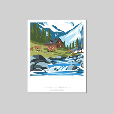 CARTOLINA CHALET D'ALPAGE