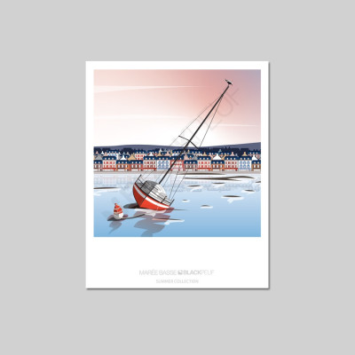 POSTKARTE MARÉE BASSE POSTKARTE MARÉE BASSE