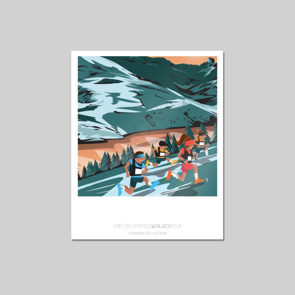 PRÊT FEU PARTEZ POSTCARD