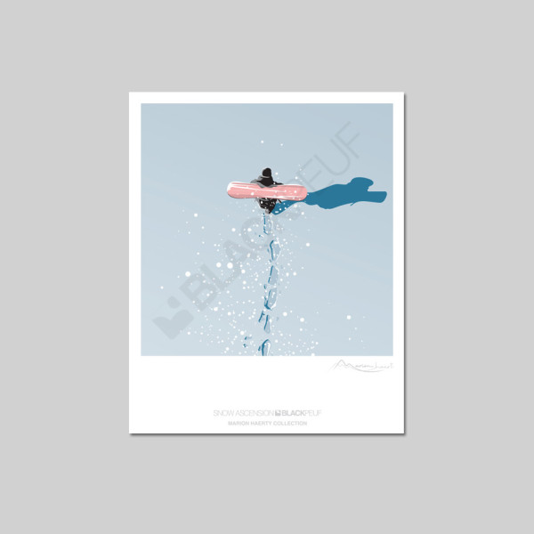 CARTE POSTALE SNOW ASCENSION