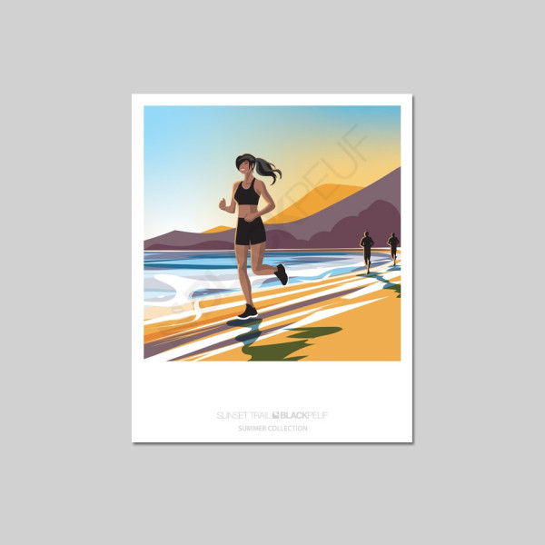 SUNSET TRAIL POSTCARD