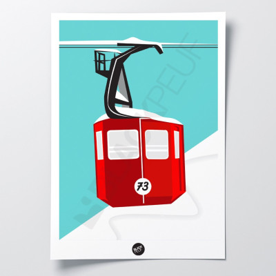 Wall poster with ski resort cable car signage for ski slopes for decoration. Wall poster with ski resort cable car signage for ski slopes for decoration.