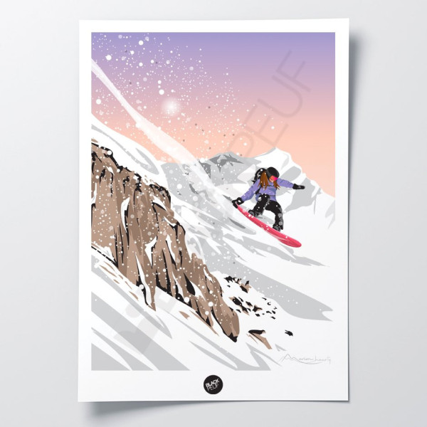 AFFICHE PINK BARRE ROCHEUSE