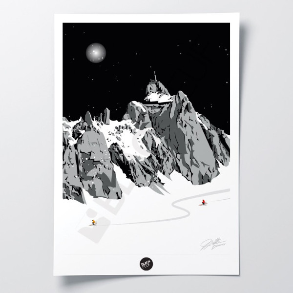 POSTER LA VALLÉE BLANCHE