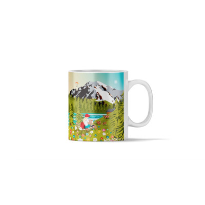 Tazza e tazzina BLACKPEUF per caffè o tè | Souvenir chic dalle Alpi