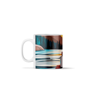 Tazza e tazzina BLACKPEUF per caffè o tè | Souvenir chic dalle Alpi