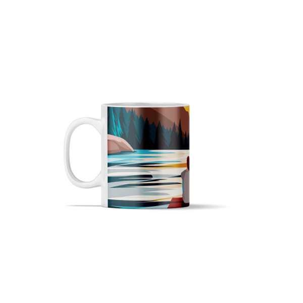 BLACKPEUF Becher & Tasse für Kaffee oder Tee | Schickes Souvenir aus den Alpen