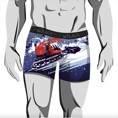 Boxer au design unique, inspiré par les paysages savoyards