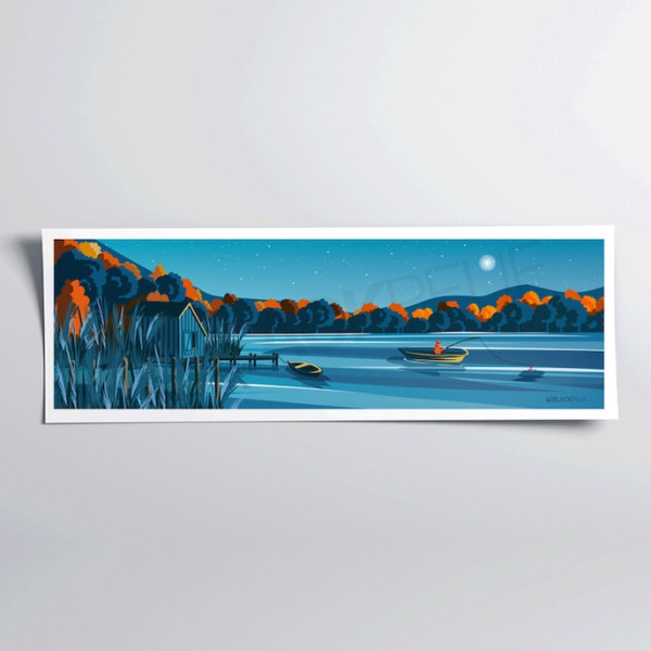 AFFICHE PANORAMIQUE DERNIÈRE PÊCHE