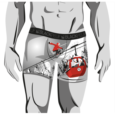 Boxer au design unique, inspiré par les paysages savoyards Boxer au design unique, inspiré par les paysages savoyards