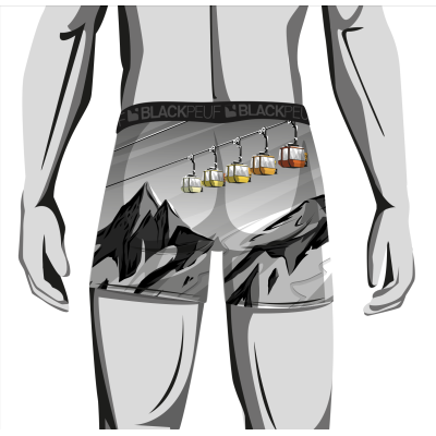 Boxer au design unique, inspiré par les paysages savoyards Boxer au design unique, inspiré par les paysages savoyards