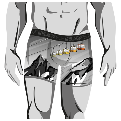 Boxer au design unique, inspiré par les paysages savoyards Boxer au design unique, inspiré par les paysages savoyards