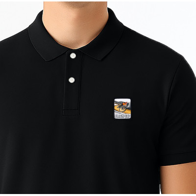 Blackpeuf polo shirt in 100% organic cotton – Alpine fashion & style