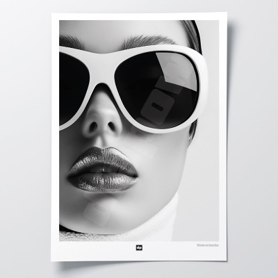 Schwarz-Weiß-Poster, minimalistische Fotografie, Design-Wanddekoration, die das Gesicht einer Frau darstellt. Schwarz-Weiß-Poster, minimalistische Fotografie, Design-Wanddekoration, die das Gesicht einer Frau darstellt.