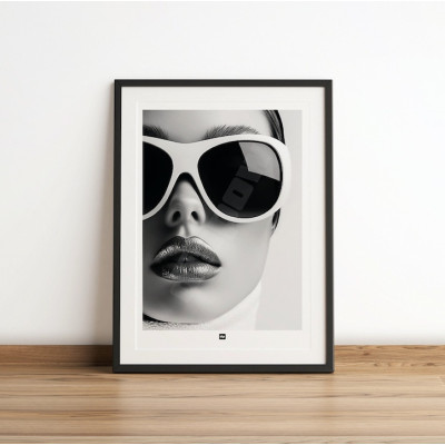 Schwarz-Weiß-Poster, minimalistische Fotografie, Design-Wanddekoration, die das Gesicht einer Frau darstellt. Schwarz-Weiß-Poster, minimalistische Fotografie, Design-Wanddekoration, die das Gesicht einer Frau darstellt.