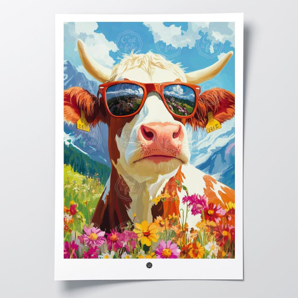 Discover the C'EST LA FOLIE posters | Colorful & humorous designs