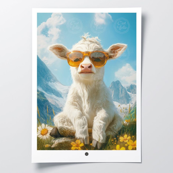 Découvrez les affiches C'EST LA FOLIE | Designs coloré & humoristique