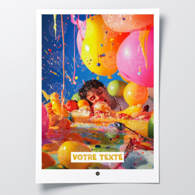 Découvrez les affiches C'EST LA FOLIE | Designs coloré & humoristique