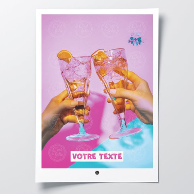 Découvrez les affiches C'EST LA FOLIE | Designs coloré & humoristique