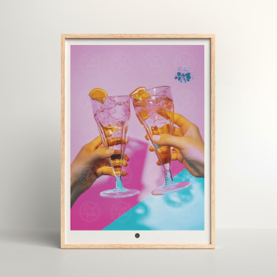 Discover the C'EST LA FOLIE posters | Colorful & humorous designs