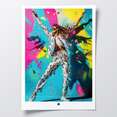 Discover the C'EST LA FOLIE posters | Colorful & humorous designs