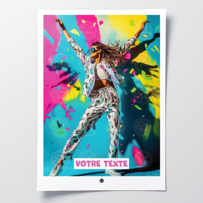 Découvrez les affiches C'EST LA FOLIE | Designs coloré & humoristique