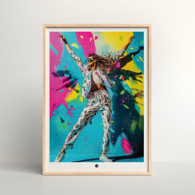 Entdecken Sie die Poster C'EST LA FOLIE | Farbenfrohe & humorvolle Designs