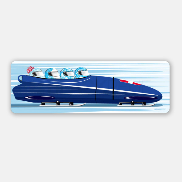 TABLEAU BOBSLEIG BLUE