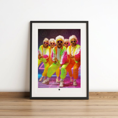 Découvrez les affiches C'EST LA FOLIE | Designs coloré & humoristique