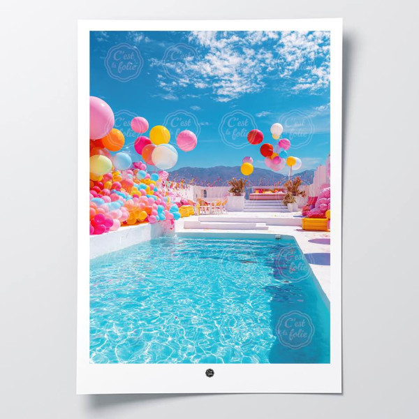 Discover the C'EST LA FOLIE posters | Colorful & humorous designs