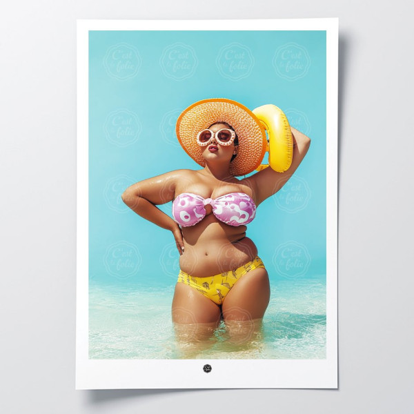 Découvrez les affiches C'EST LA FOLIE | Designs coloré & humoristique