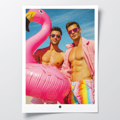 Entdecken Sie die Poster C'EST LA FOLIE | Farbenfrohe & humorvolle Designs