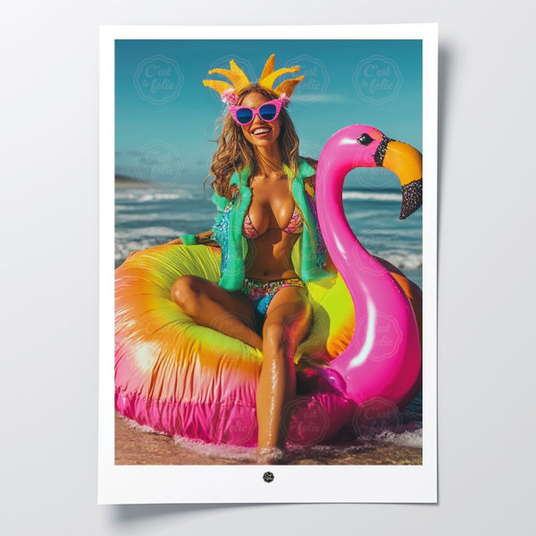 Discover the C'EST LA FOLIE posters | Colorful & humorous designs