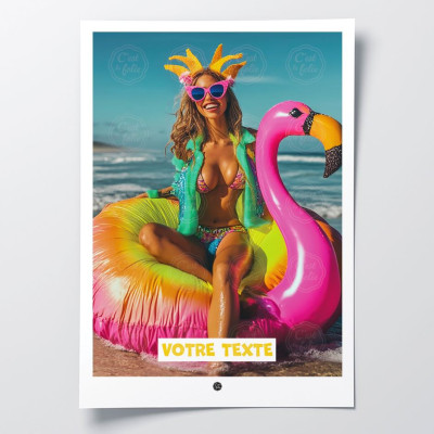 Découvrez les affiches C'EST LA FOLIE | Designs coloré & humoristique