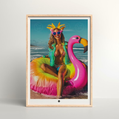 Discover the C'EST LA FOLIE posters | Colorful & humorous designs