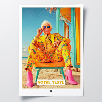 Scopri i poster C'EST LA FOLIE | Design colorati e divertenti