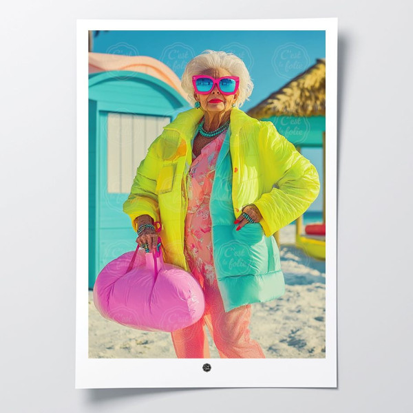 Découvrez les affiches C'EST LA FOLIE | Designs coloré & humoristique