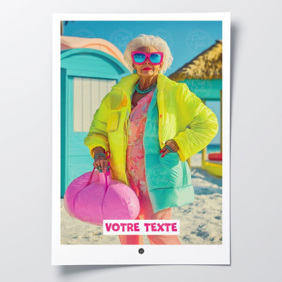Scopri i poster C'EST LA FOLIE | Design colorati e divertenti