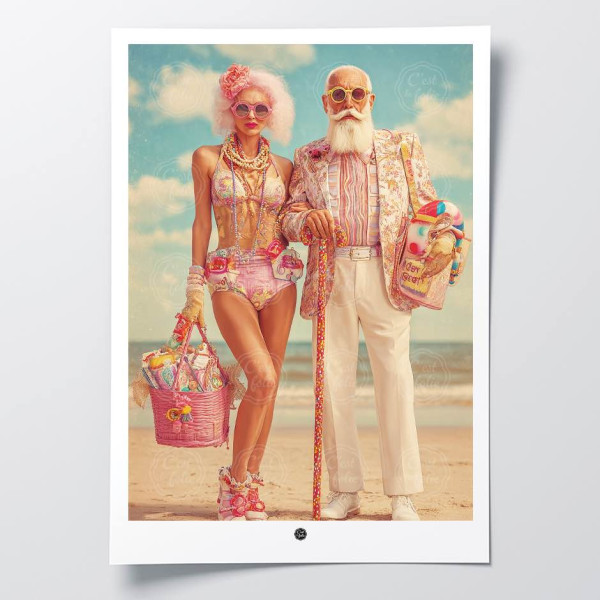 Scopri i poster C'EST LA FOLIE | Design colorati e divertenti